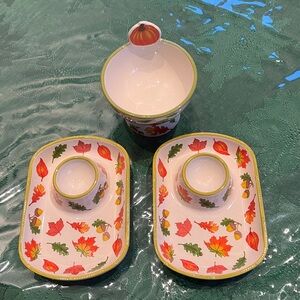 Temp-Tations Harvest Leaf Serveware Set
3 Pieces One Ramikin